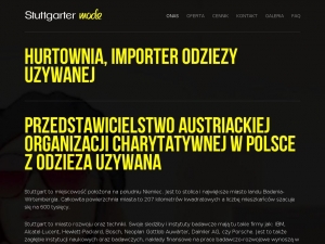 Prowadzimy hurtownię odzieży uzywanej.